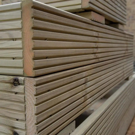 1200mm x 300mm x 400mm Swedish Pressure Treated Wooden Decking Planter - Builders Emporium
