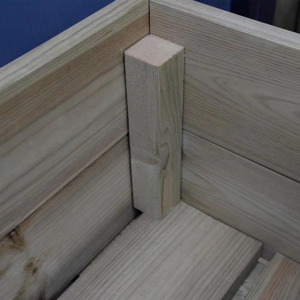 1800mm x 300mm x 400mm Swedish Pressure Treated Wooden Decking Planter - Builders Emporium