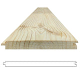 19mm x 125mm Softwood Tongue & Groove Cladding 3000mm Redwood 5th (Finished 15mm x 120mm) - Builders Emporium