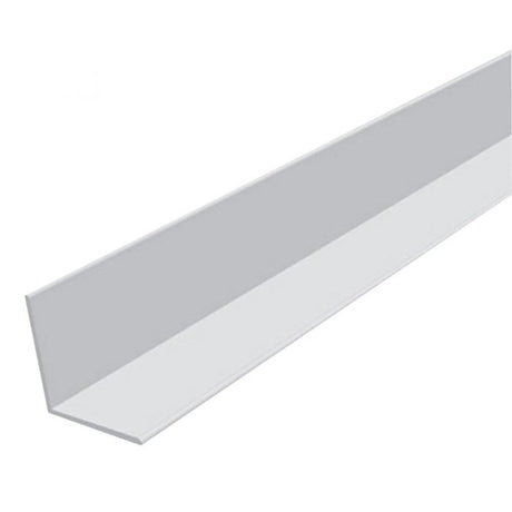 Draak 12mm White PVC 90 Degree Corner Angle 2.44 Meter - Builders Emporium