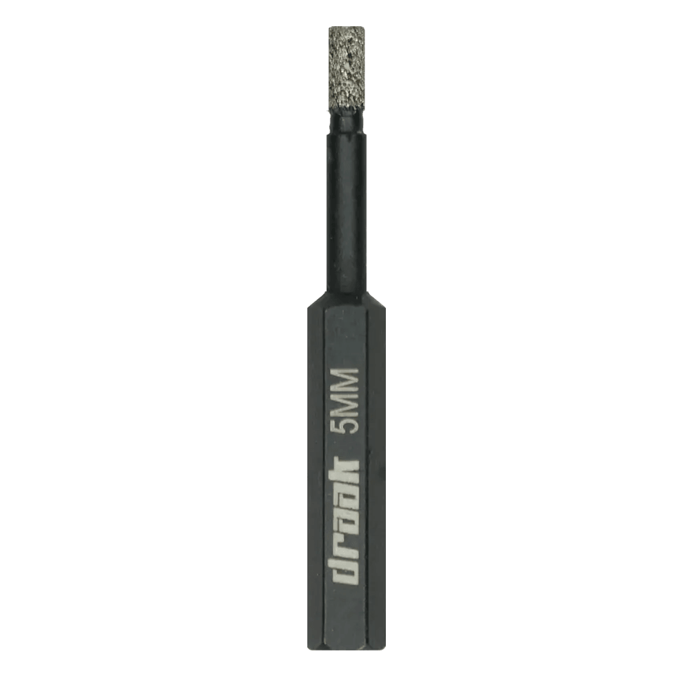Draak 5mm Dry Diamond Vacuum Brazed Drill Bit - Builders Emporium