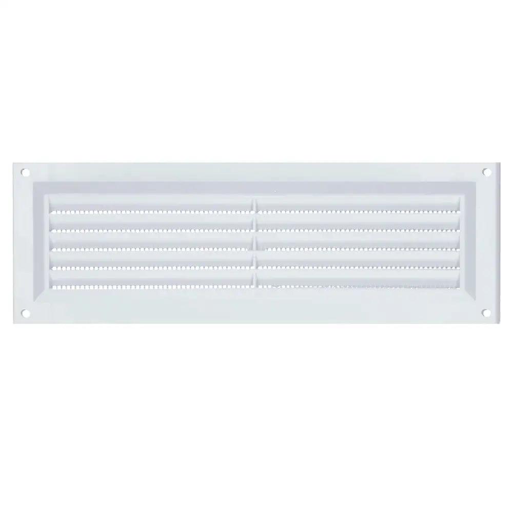 Draak 9x3 White PVC Louvre Ventilator 225mm x 75mm - Builders Emporium