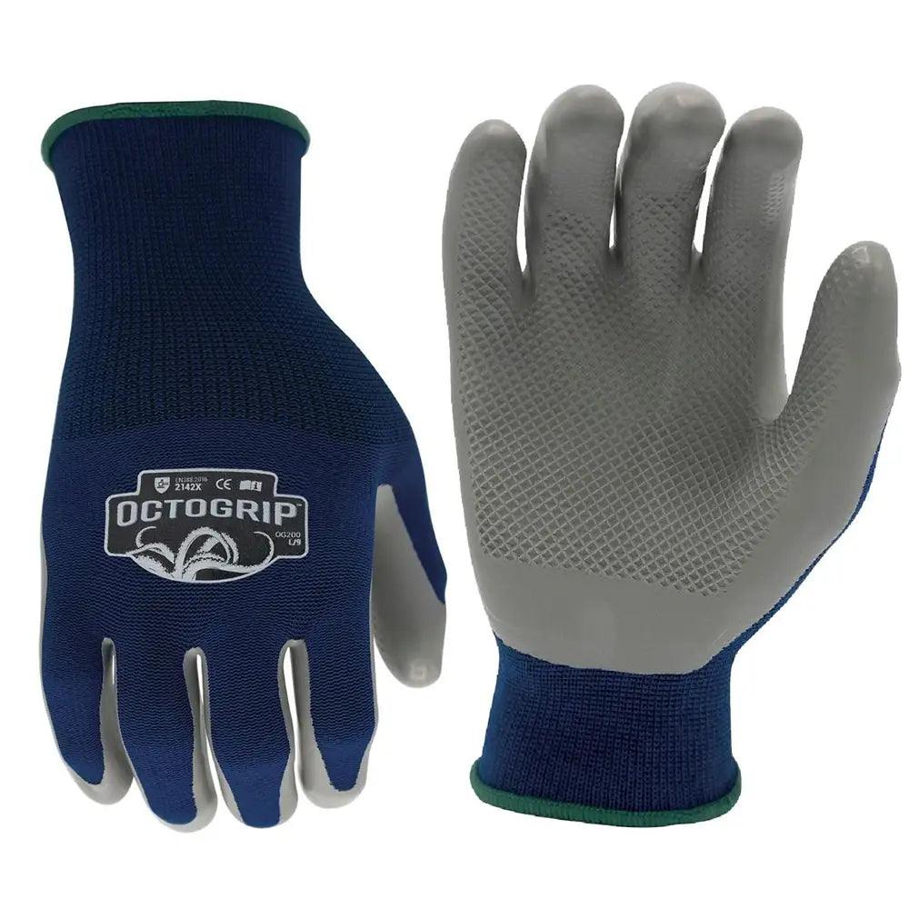 Octogrip OG200 10 Extra Large Heavy Duty 15G Nylon Lycra Palm Glove - Builders Emporium