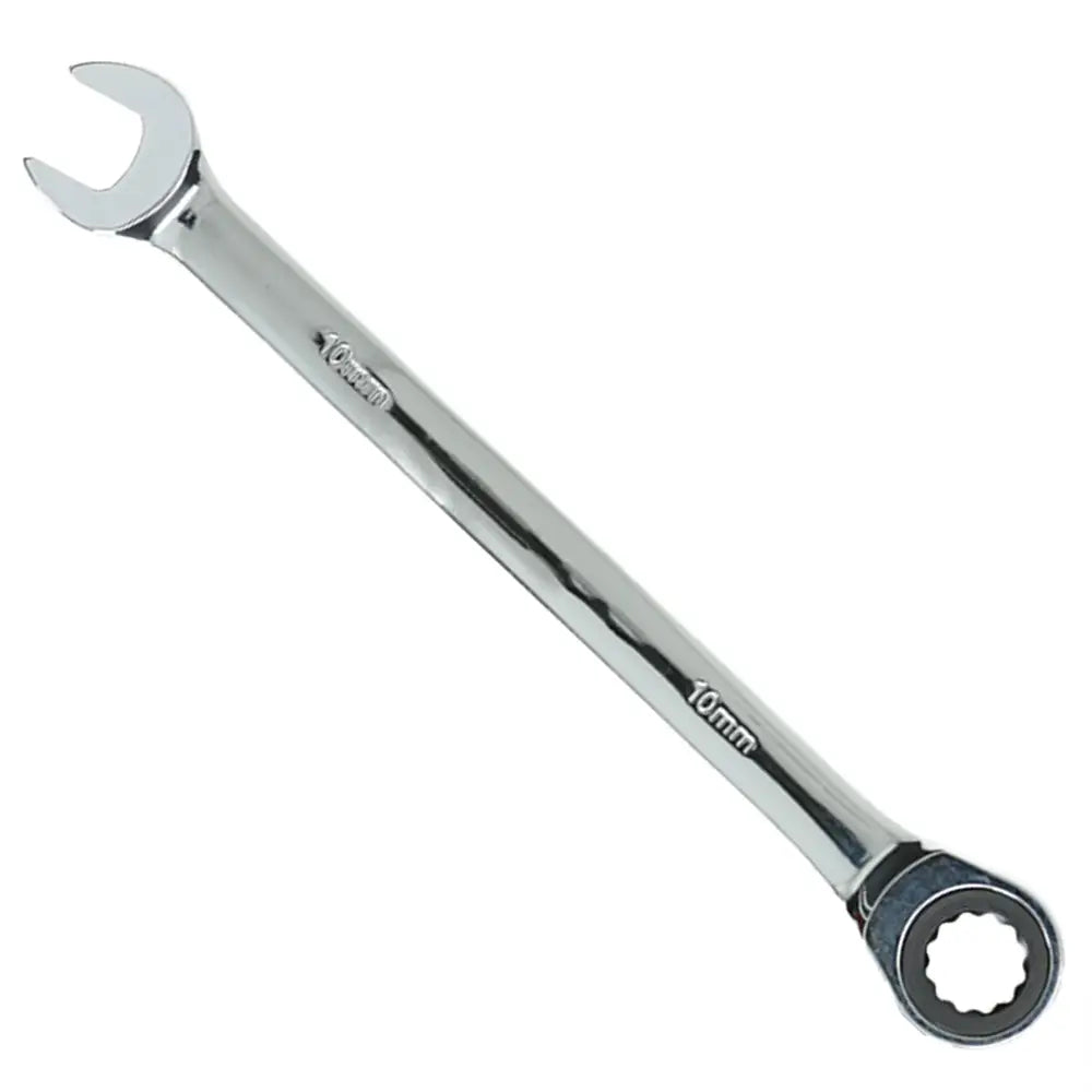10mm Ratchet Spanner Steel Fixed Head Gear Open End & Ring Draak