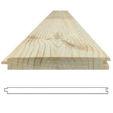 19mm x 125mm Softwood Tongue & Groove Cladding 4200mm Redwood 5th (Finished 15mm x 120mm) - Builders Emporium