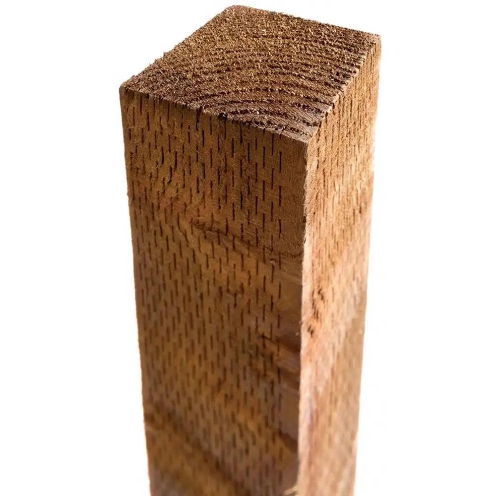 3ft x 3ft Brown Timber Fence Post 6ft Long – Builders Emporium