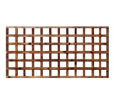 6' x 3' Brown Treated Garden Trellis Panel - Builders Emporium