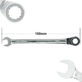 8mm Ratchet Spanner Steel Fixed Head Gear Open End & Ring Draak