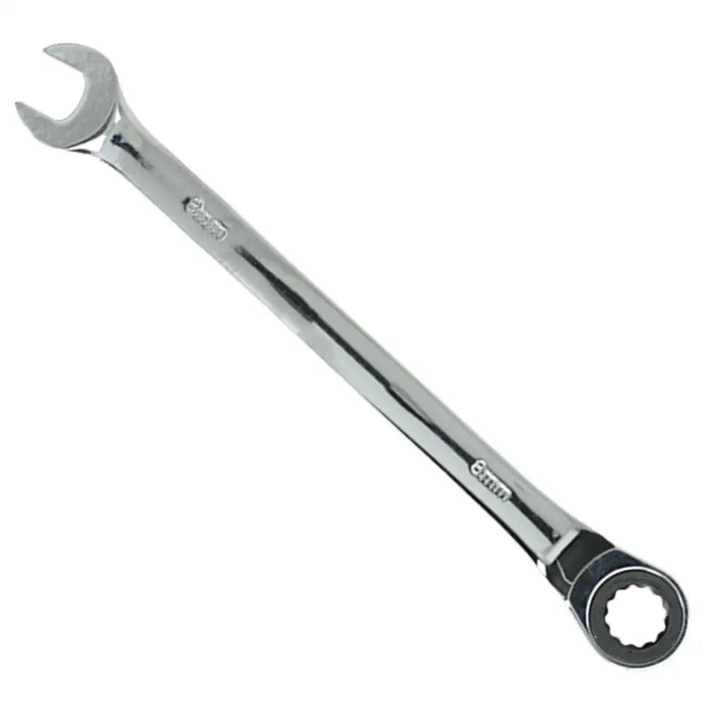 8mm Ratchet Spanner Steel Fixed Head Gear Open End & Ring Draak