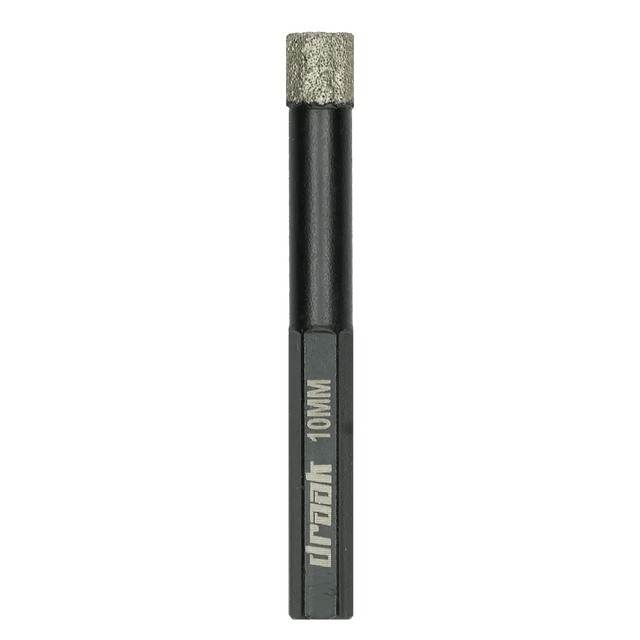 Draak 10mm Dry Diamond Vacuum Brazed Drill Bit - Builders Emporium