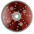 Draak 230mm Turbo Diamond Multi Purpose Cutting Disc - Builders Emporium