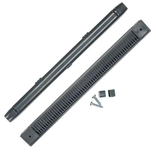 Draak 263mm Charcoal Window Trickle Slot Vent Internal & External With Fixings - Builders Emporium