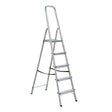 Draak 5 Tread Step Ladder Aluminium - Builders Emporium