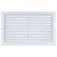 Draak 9x6 White PVC Louvre Ventilator 225mm x 150mm - Builders Emporium