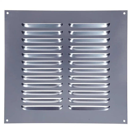 Draak 9x9 Aluminium Louvre Ventilator 225mm x 225mm - Builders Emporium