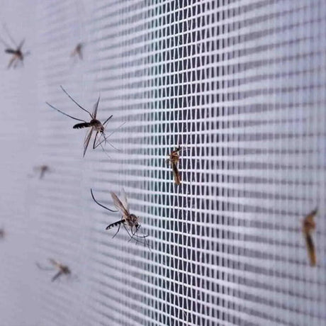 DRAAK Insect Mesh 1.20 Meter Wide Flame & Water Resistant for Flies, Mosquitoes, Moths & Insects (1 meter) - Builders Emporium