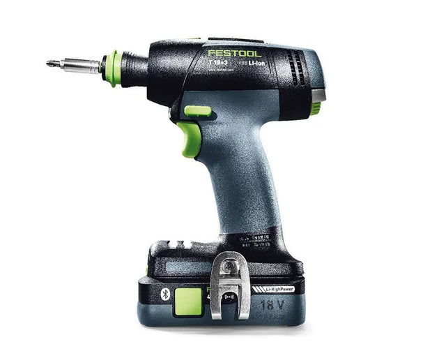 Festool Cordless Drill T18+3 HPC4,0 I-PlusP21 577198 - Builders Emporium