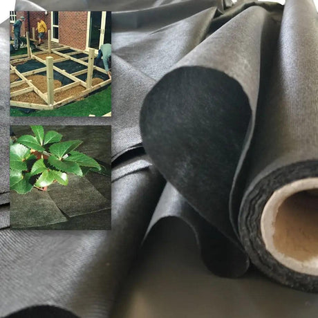 Garden Weed Barrier Fabric Membrane Control Chemical Free Light Weight 1mtr x 1.5mtr - Builders Emporium