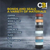 OB1 Multi-Surface 290ml Sealant & Adhesive - Black - Builders Emporium