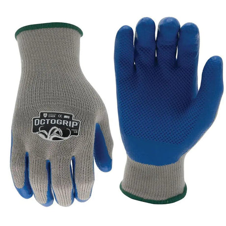 Octogrip OG300 10 Extra Large Heavy Duty Glove 10G Polyester Latex Palm - Builders Emporium