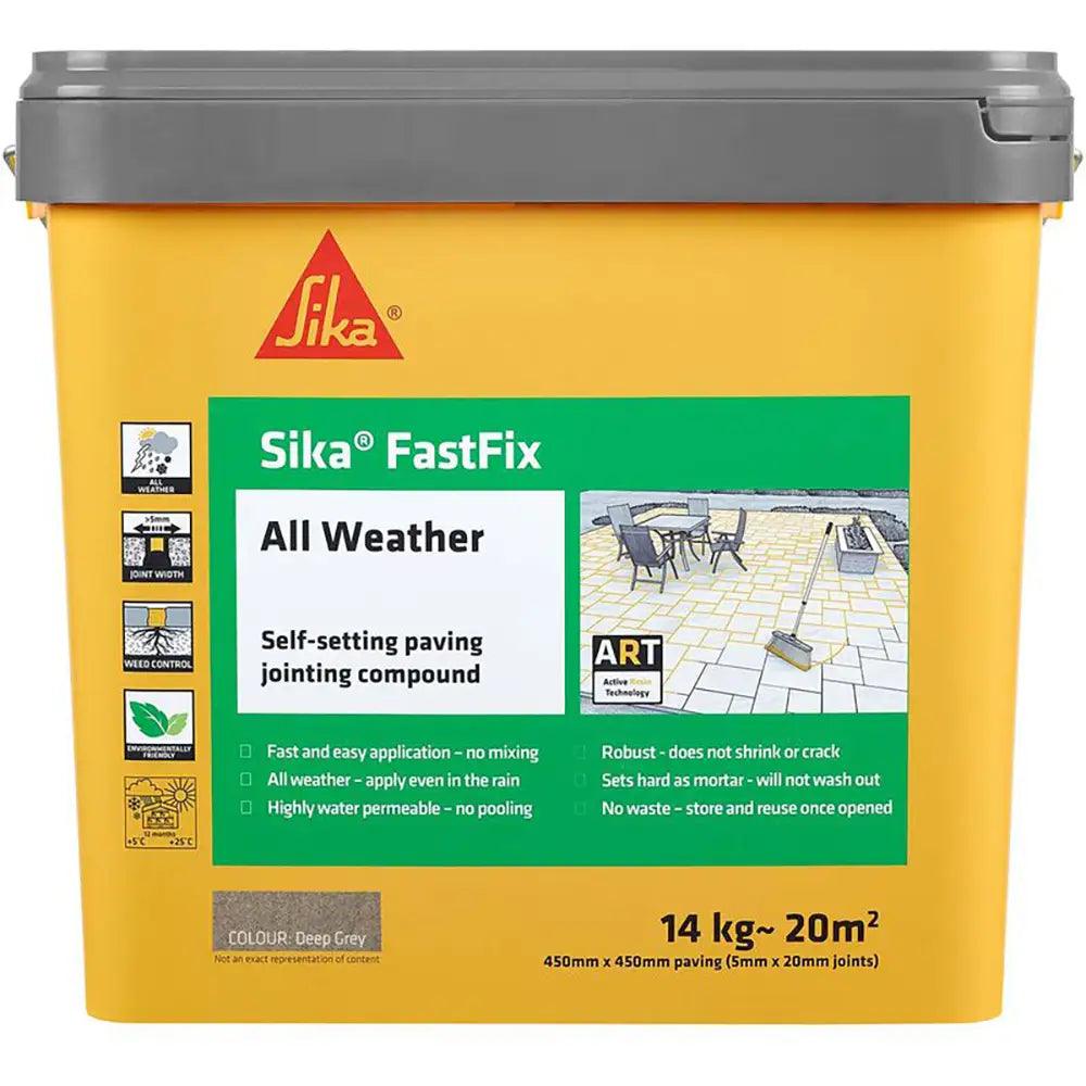 Sika Fastfix SKFFIXDPG15 Compound All Weather Deep Grey 14kg - Builders Emporium