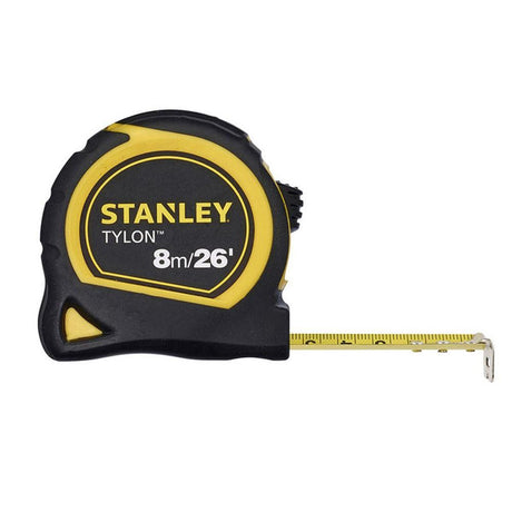 Stanley 8m 26ft Tape Measure Tylon - Builders Emporium